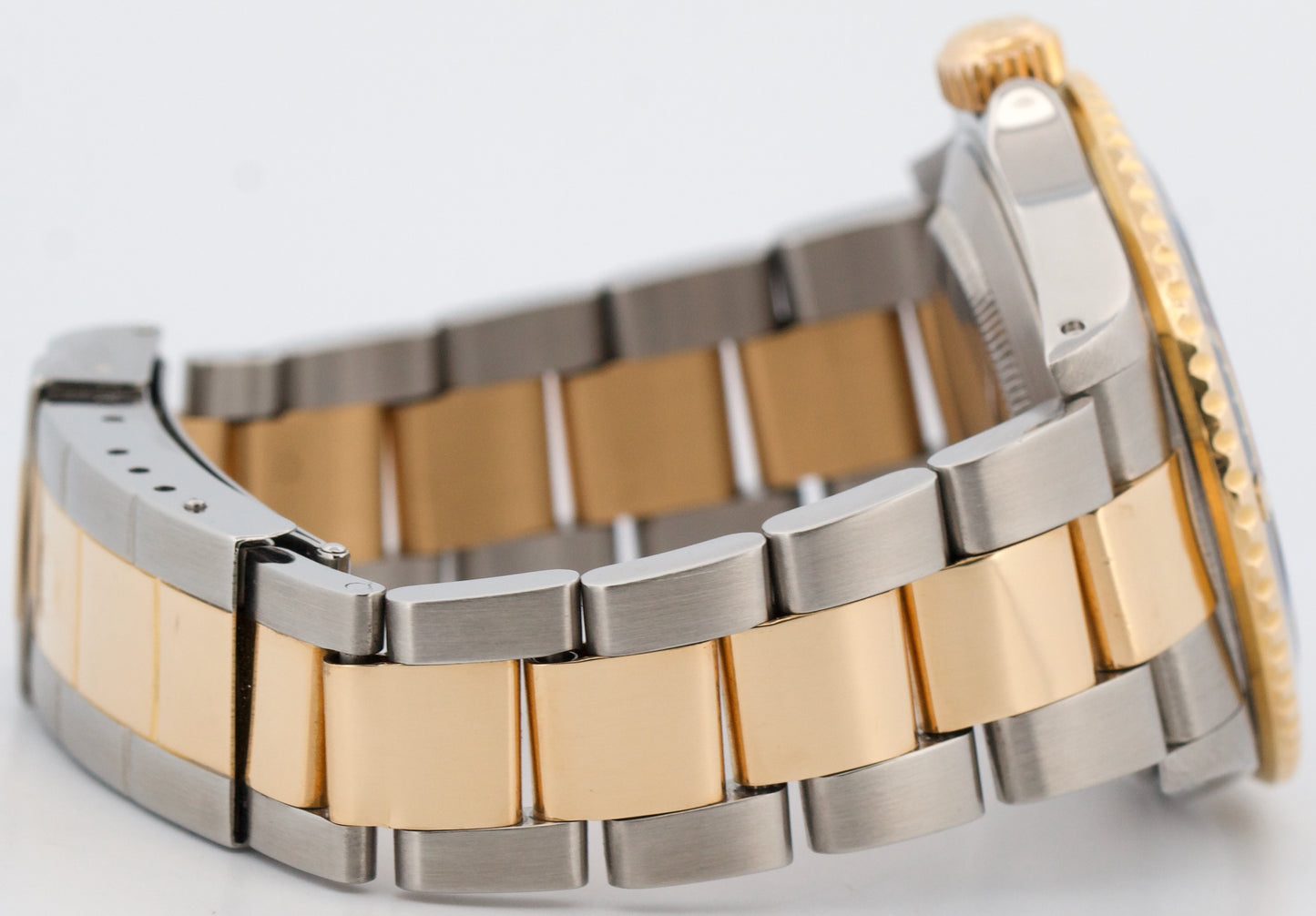 Rolex Submariner Date 40mm Patina FACTORY RHODIUM SERTI Diamond 18K Steel 16613