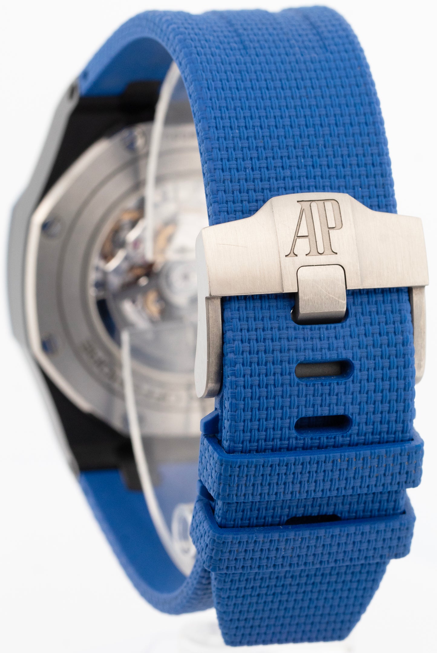 PAPERS Audemars Piguet Royal Oak Offshore Ceramic Blue 44mm Watch 26405CE BOX