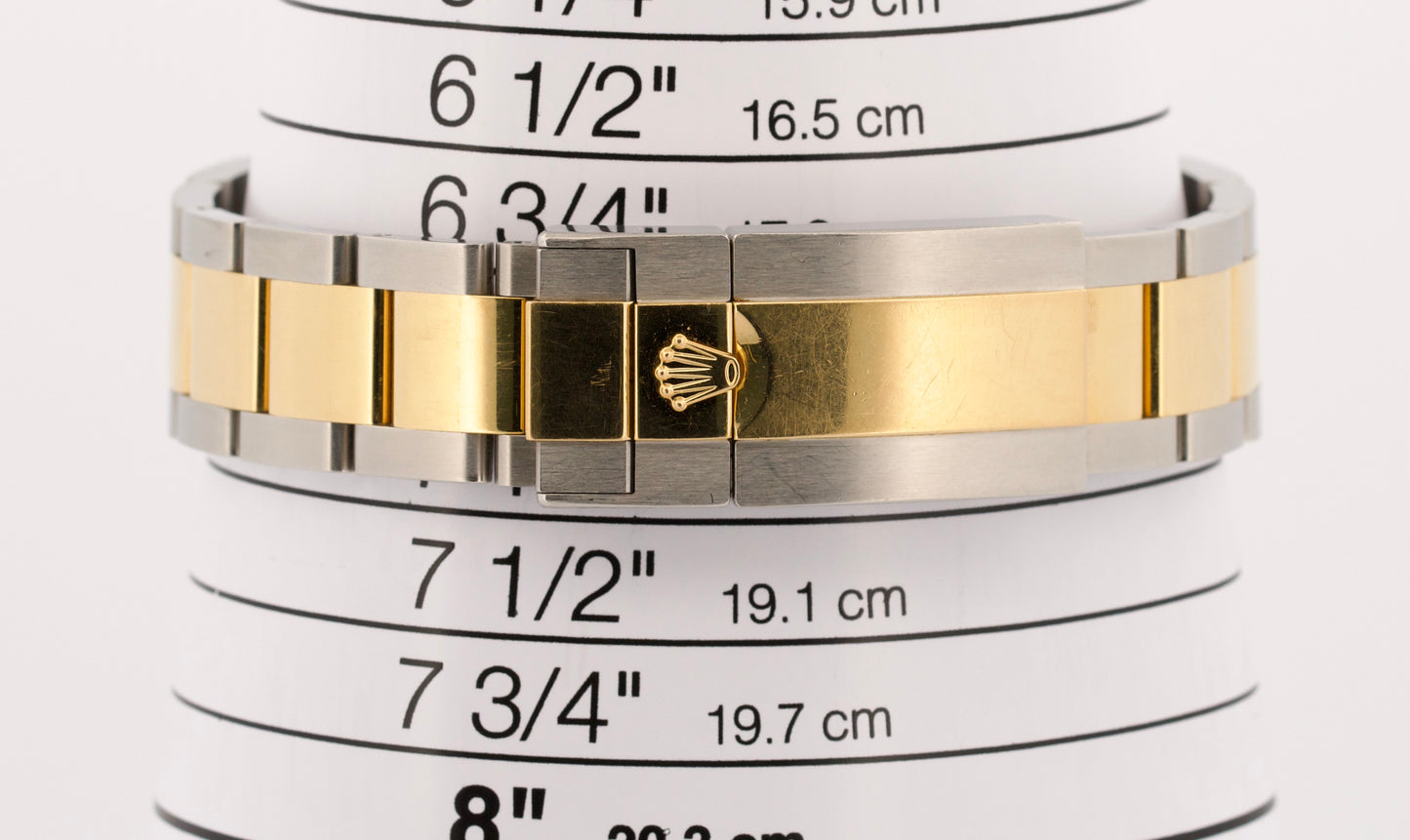 2014 UNPOLISHED PAPERS Rolex Daytona GRAY 18K Gold Steel REHAUT 116523 BOX