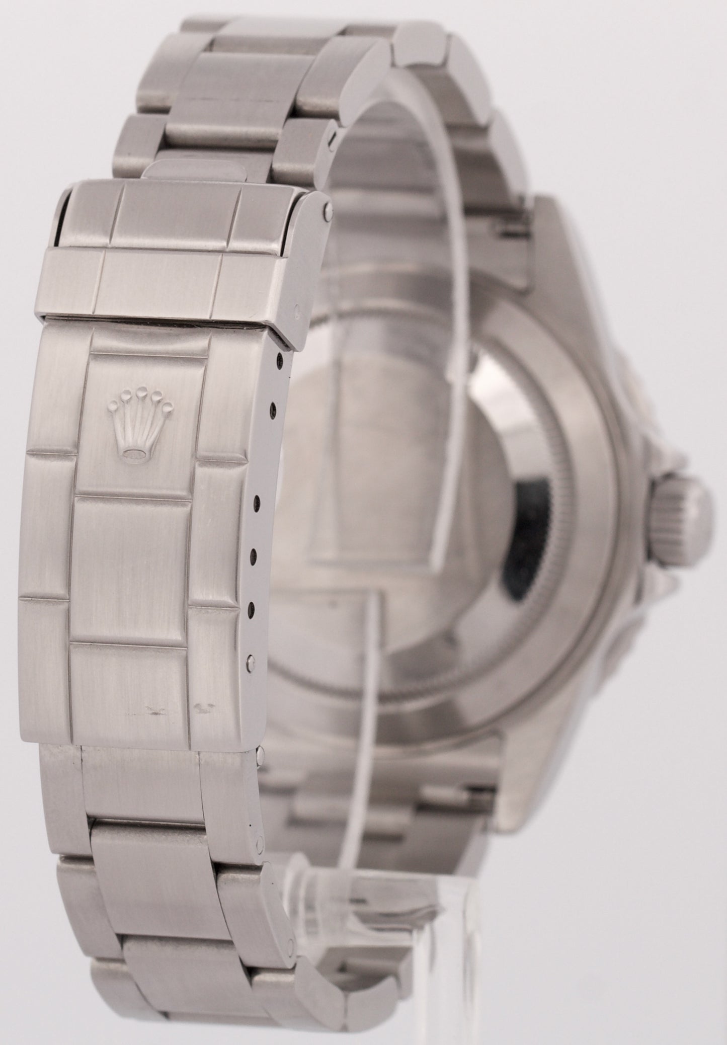 Rolex Submariner Date 40mm REHAUT Black Stainless Steel NO-HOLES Watch 16610 BOX