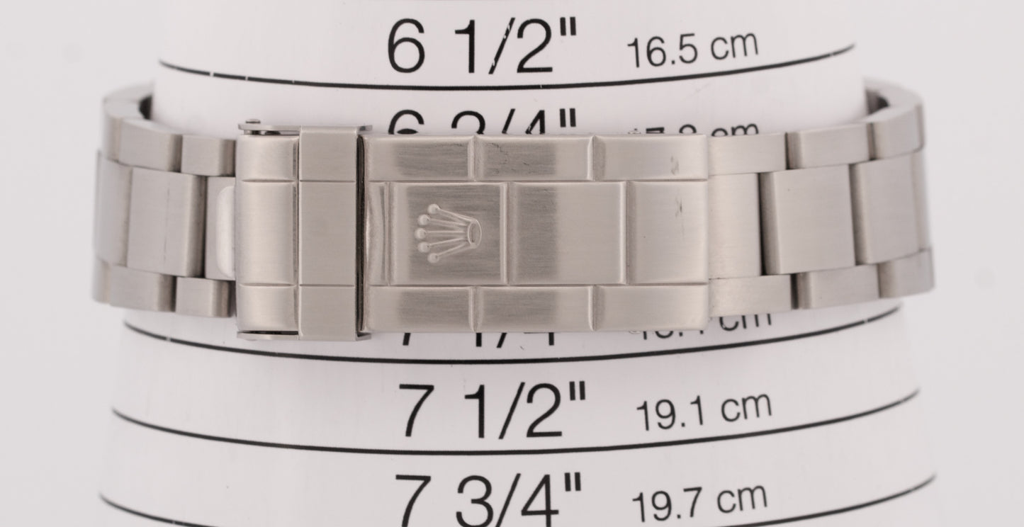 Rolex Submariner Date 40mm REHAUT Black Stainless Steel NO-HOLES Watch 16610 BOX