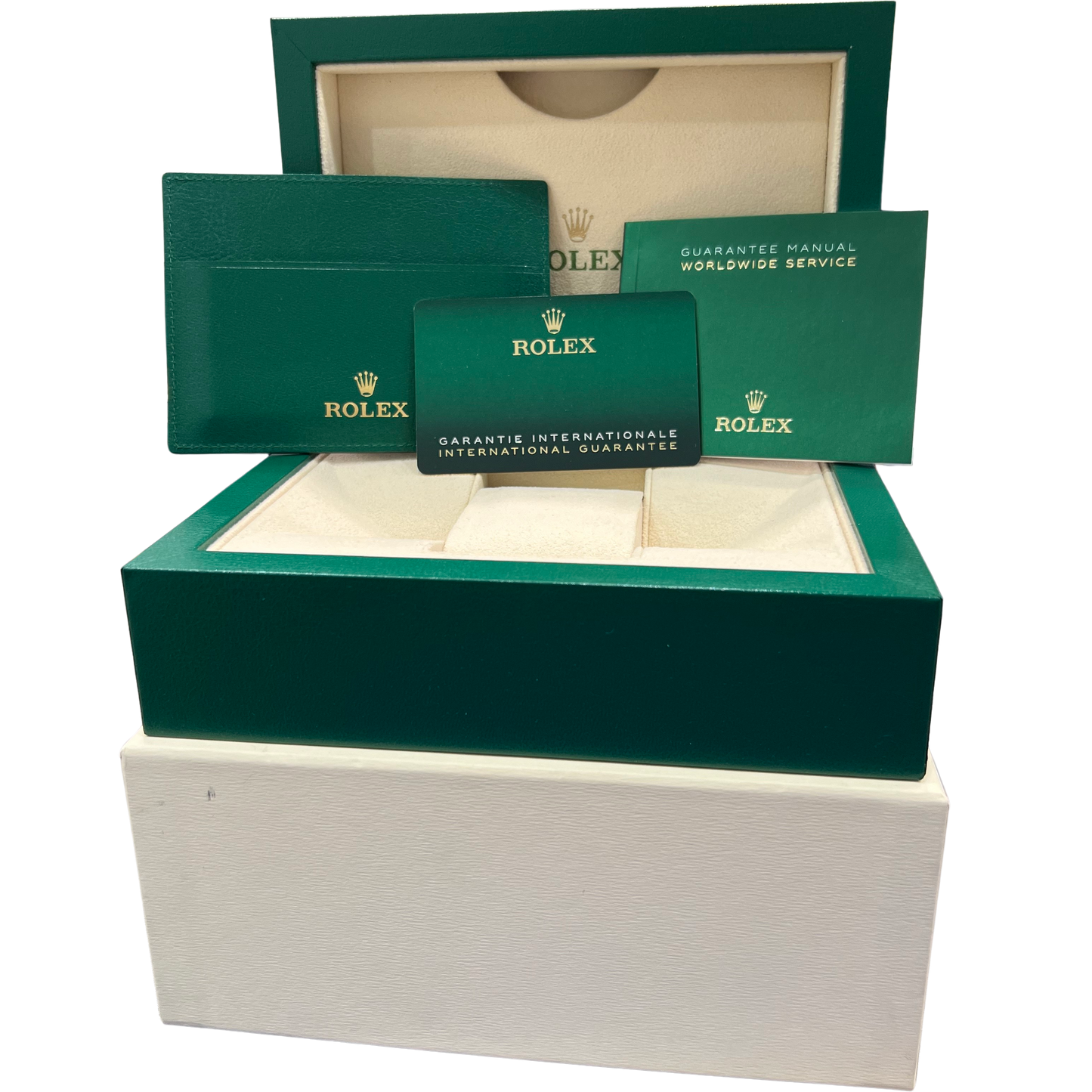 MINT DOMINO'S PAPERS 2020 Rolex Oyster Perpetual 36mm Silver Watch 126000 BOX