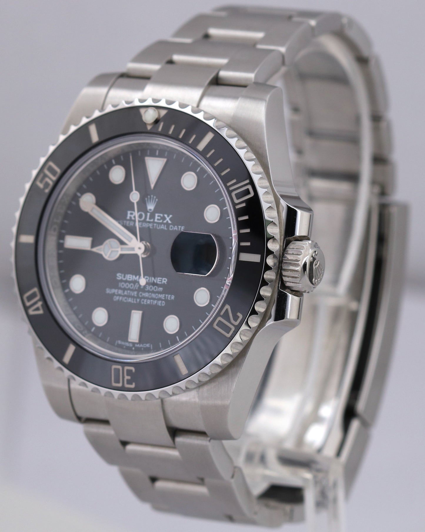 Rolex Submariner Date Stainless Steel BLACK Ceramic 40mm 116610 LN Watch