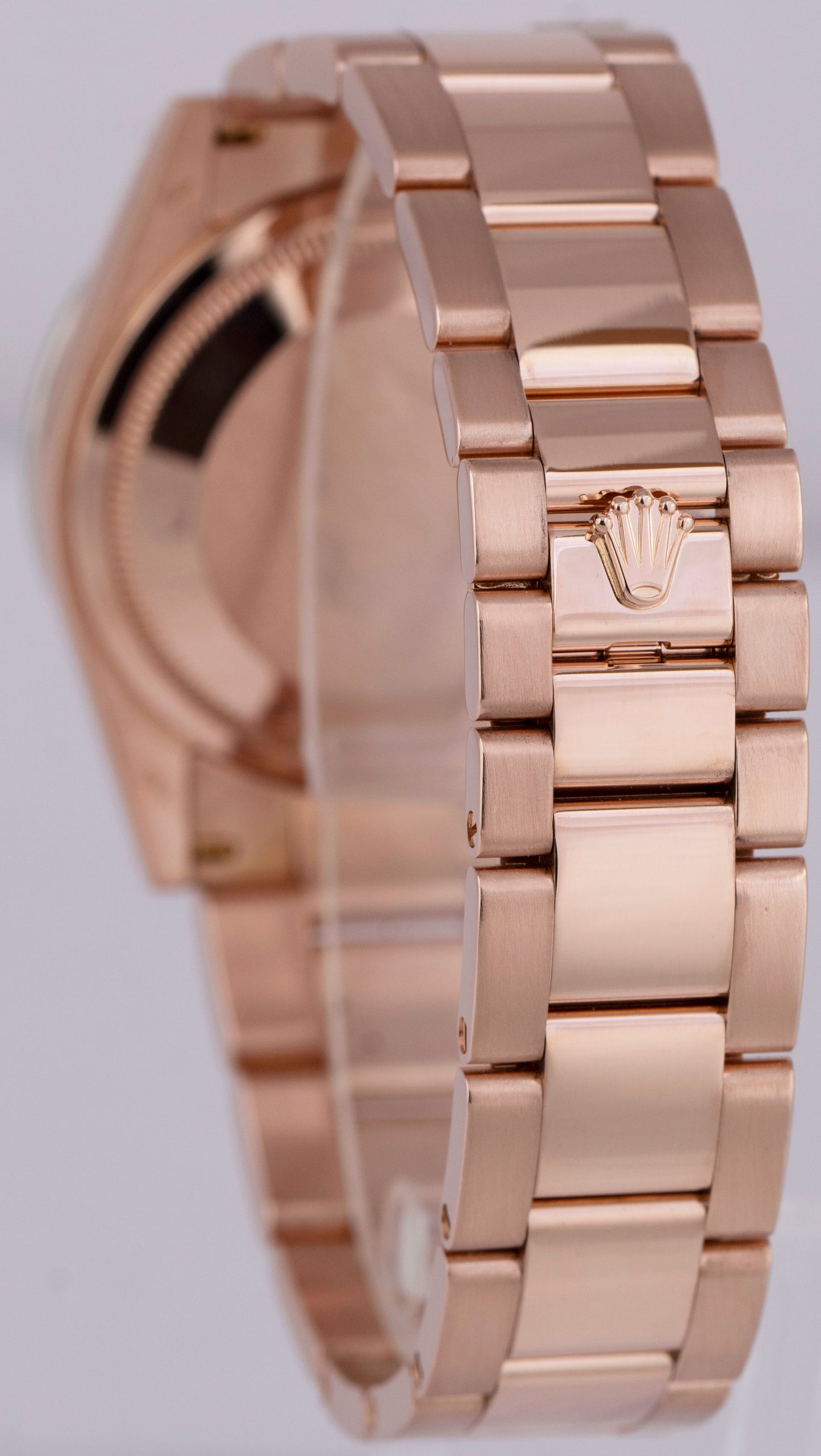 MINT Rolex Day-Date President DIAMOND CAROUSEL 36mm Rose Gold Watch 118395BR B+P