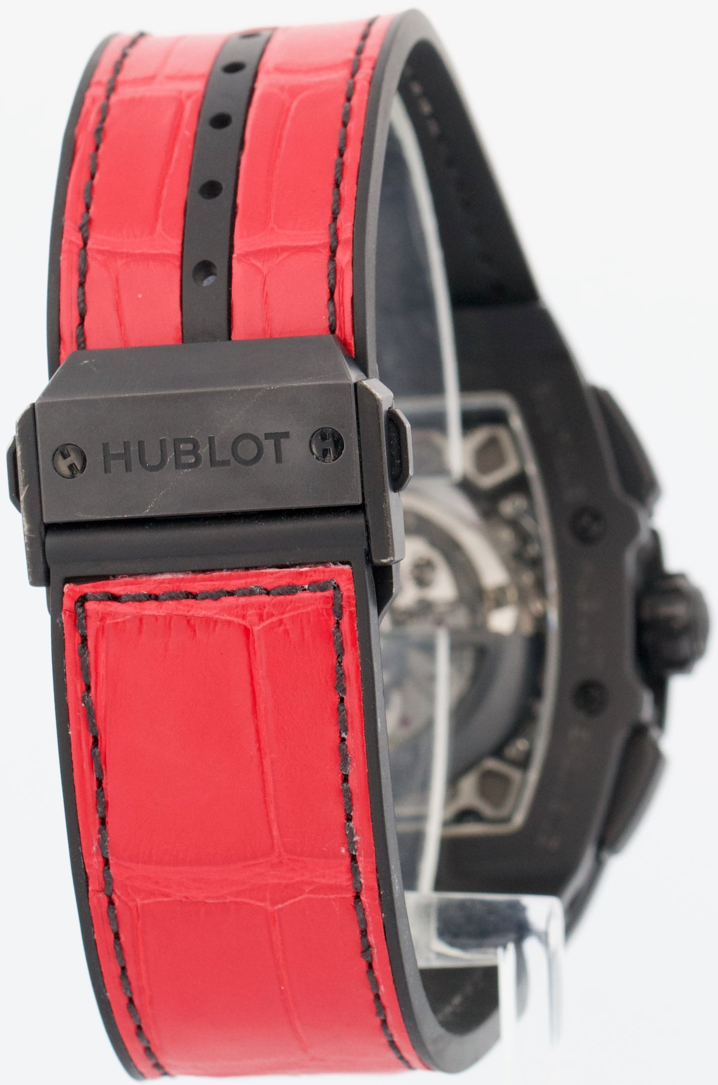Hublot Spirit of Big Bang Ceramic Black Red SKELETON 45mm 601.CR.0130.LR BOX