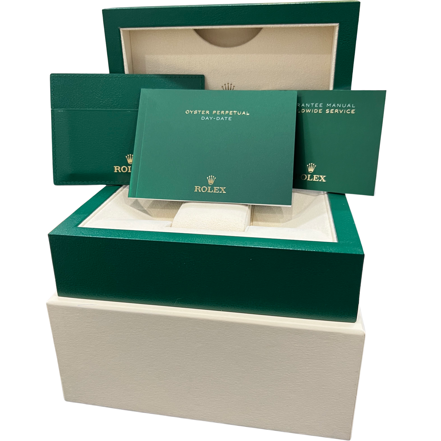 MINT Rolex Day-Date President DIAMOND MOP 18k Rose Gold 36mm 118235 Watch BOX