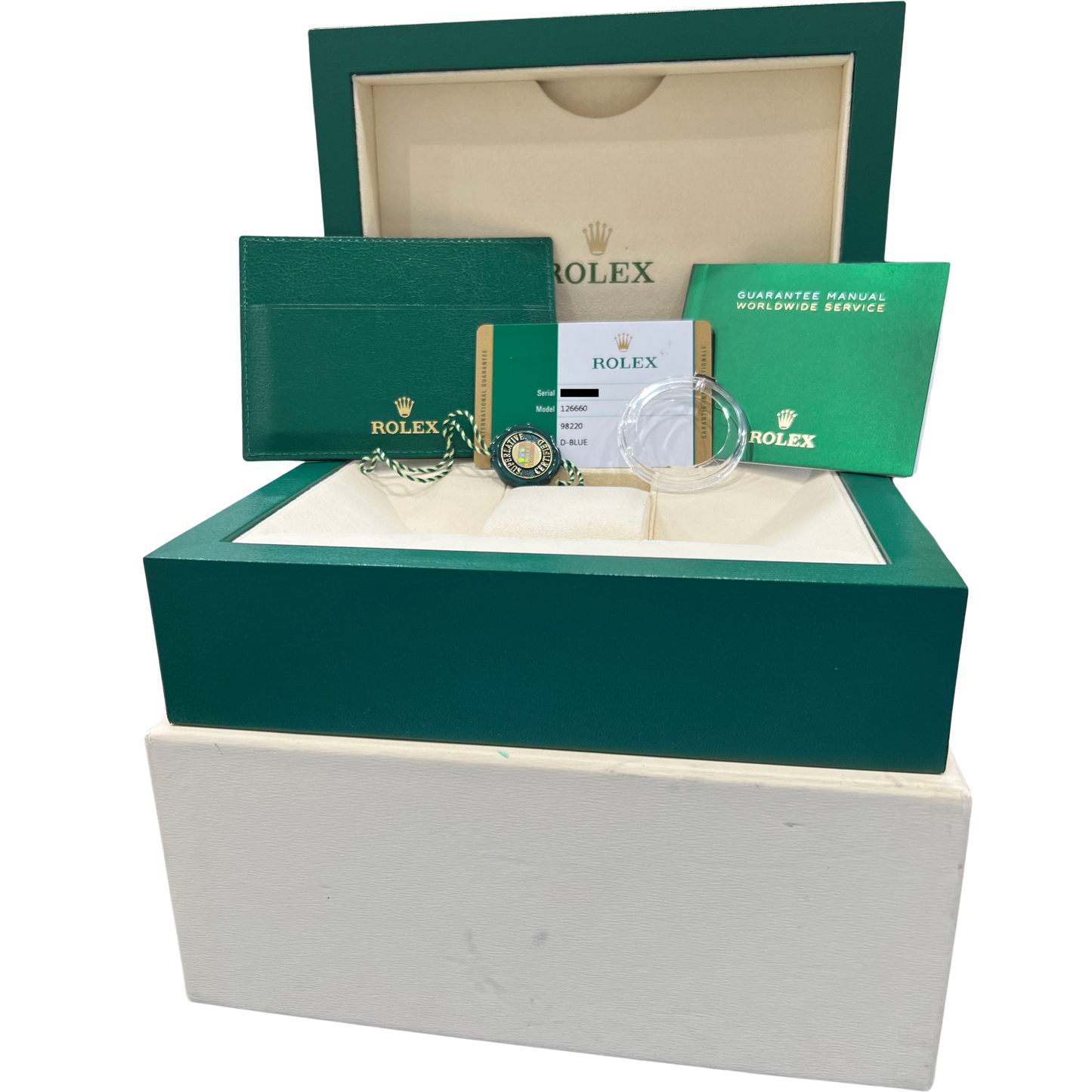 PAPERS Rolex Sea-Dweller Deepsea 126660 JAMES CAMERON Blue Steel Watch 44mm BOX