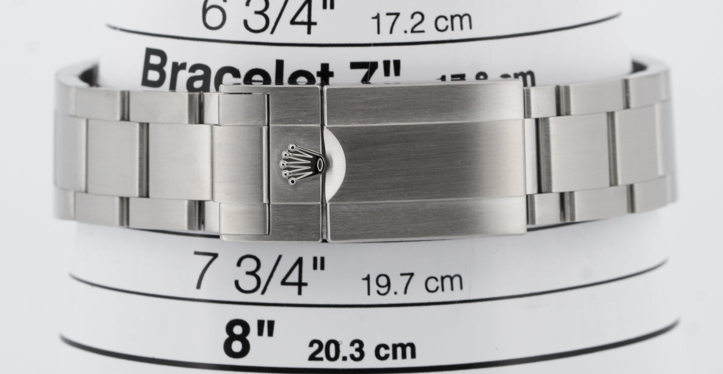 2025 PAPERS Rolex Air-King 40mm Green BLACK Stainless Steel Watch 126900 BOX