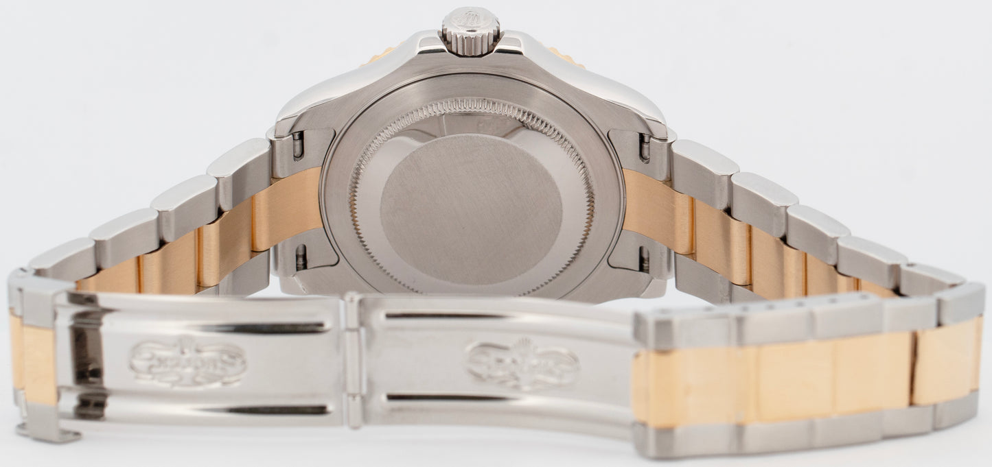 Rolex Yacht-Master 40mm Slate REHAUT Two-Tone 18K Yellow Gold Steel Watch 16623