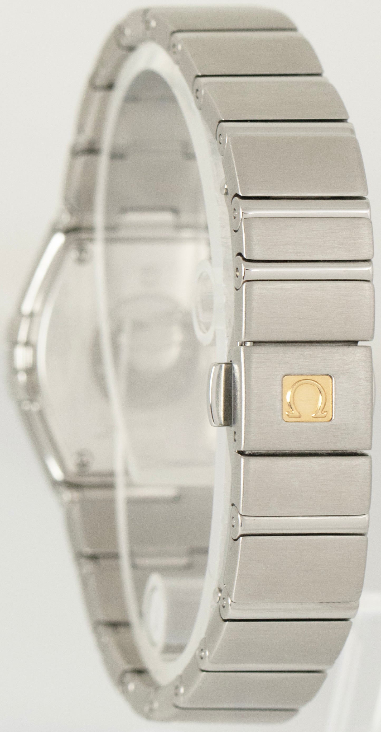 MINT PAPERS Omega Constellation MOP Diamond Steel 24mm Watch 123.10.24.60.55.002