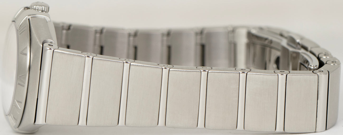 MINT PAPERS Omega Constellation MOP Diamond Steel 24mm Watch 123.10.24.60.55.002