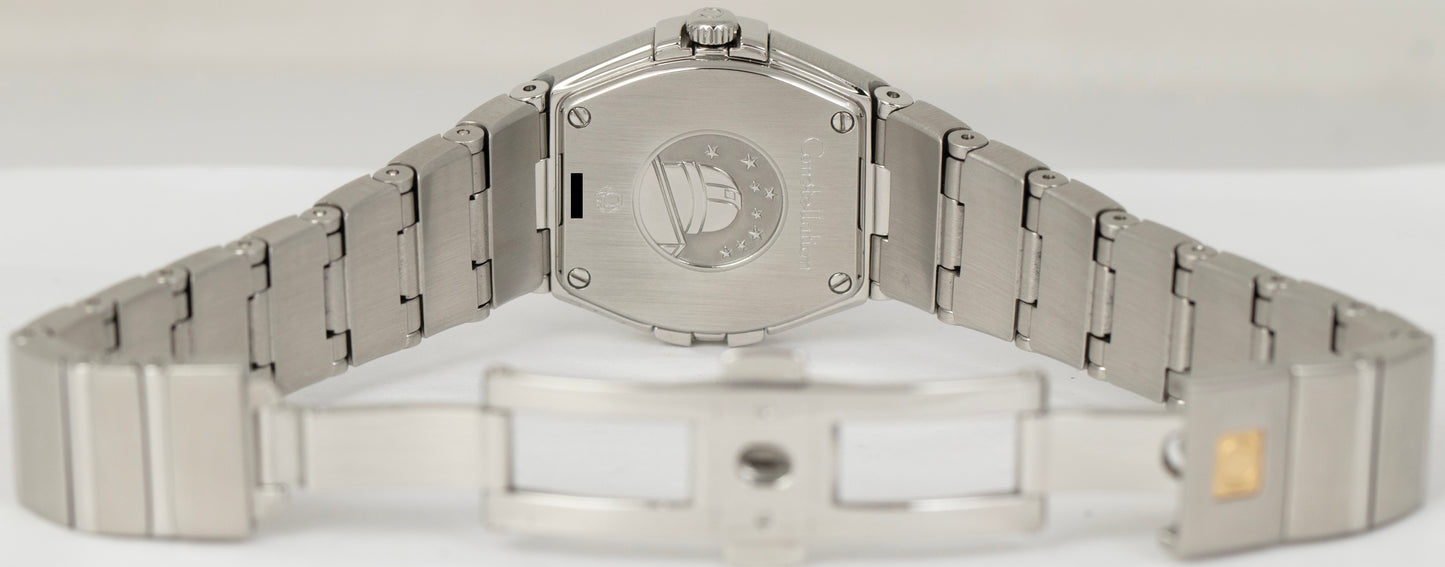 MINT PAPERS Omega Constellation MOP Diamond Steel 24mm Watch 123.10.24.60.55.002