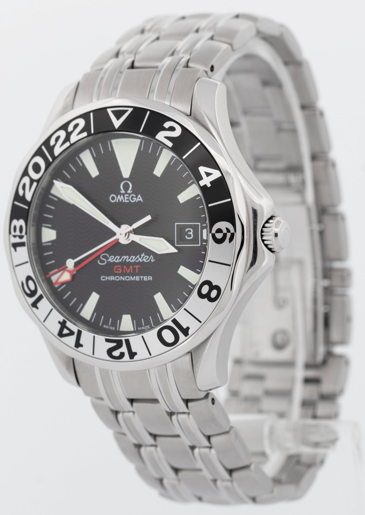 Omega Seamaster GMT 50th Anniversary 41mm Black 2534.50 Watch 2534.50.00 BOX