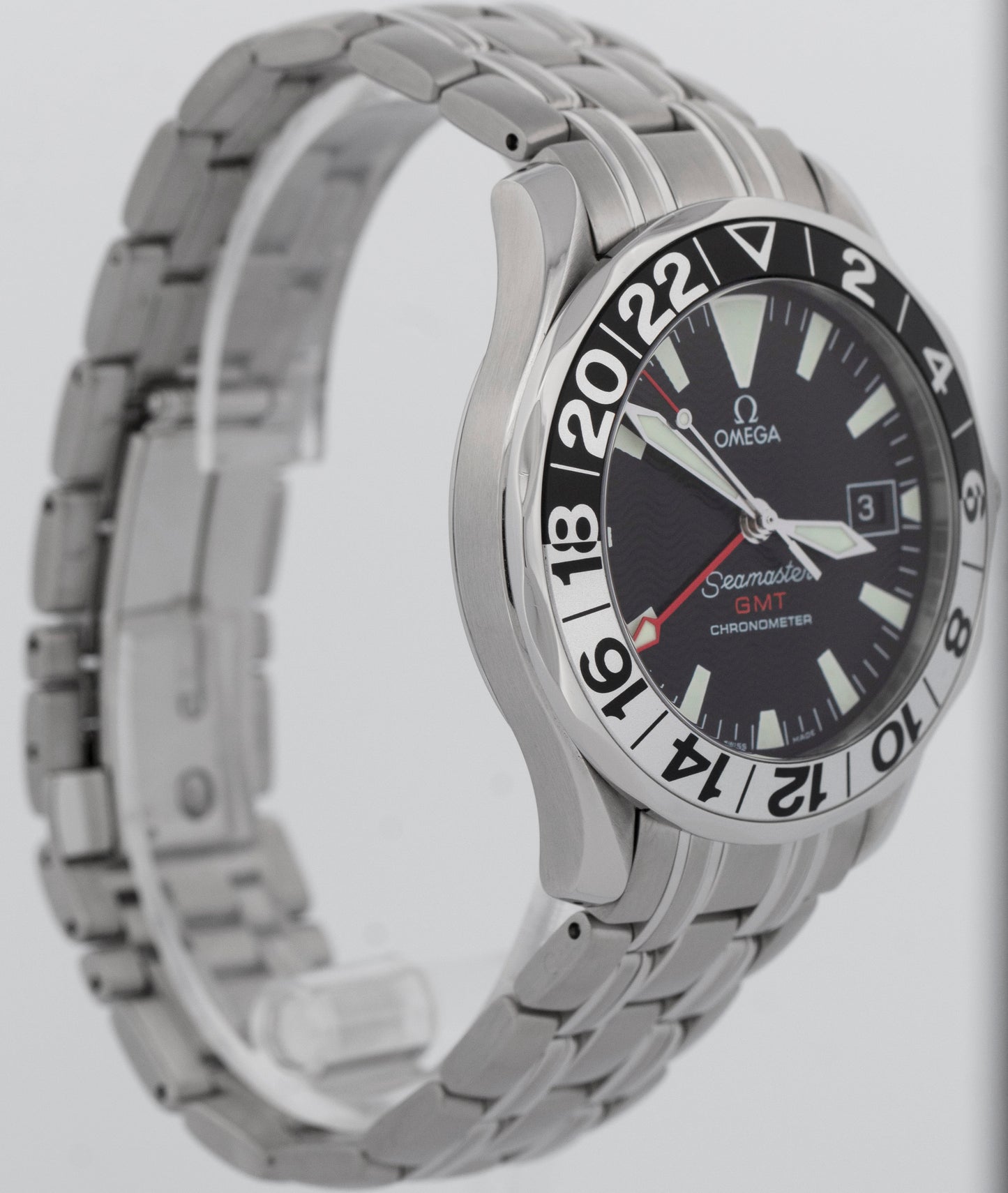 Omega Seamaster GMT 50th Anniversary 41mm Black 2534.50 Watch 2534.50.00 BOX