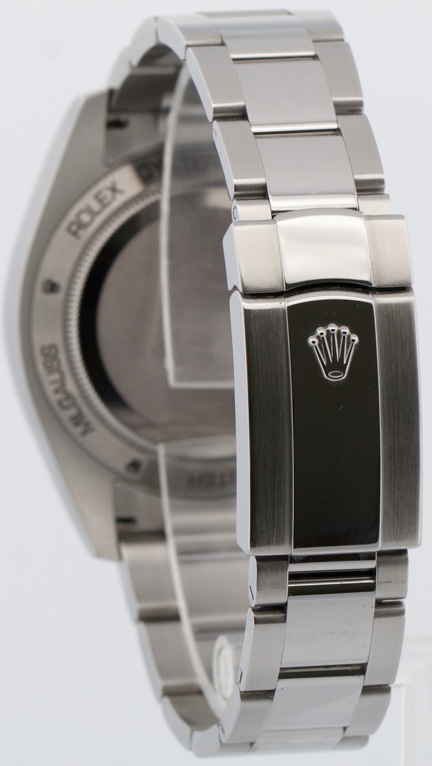 2022 PAPERS Rolex Milgauss WHITE Orange Stainless Steel 40mm Watch 116400 BOX