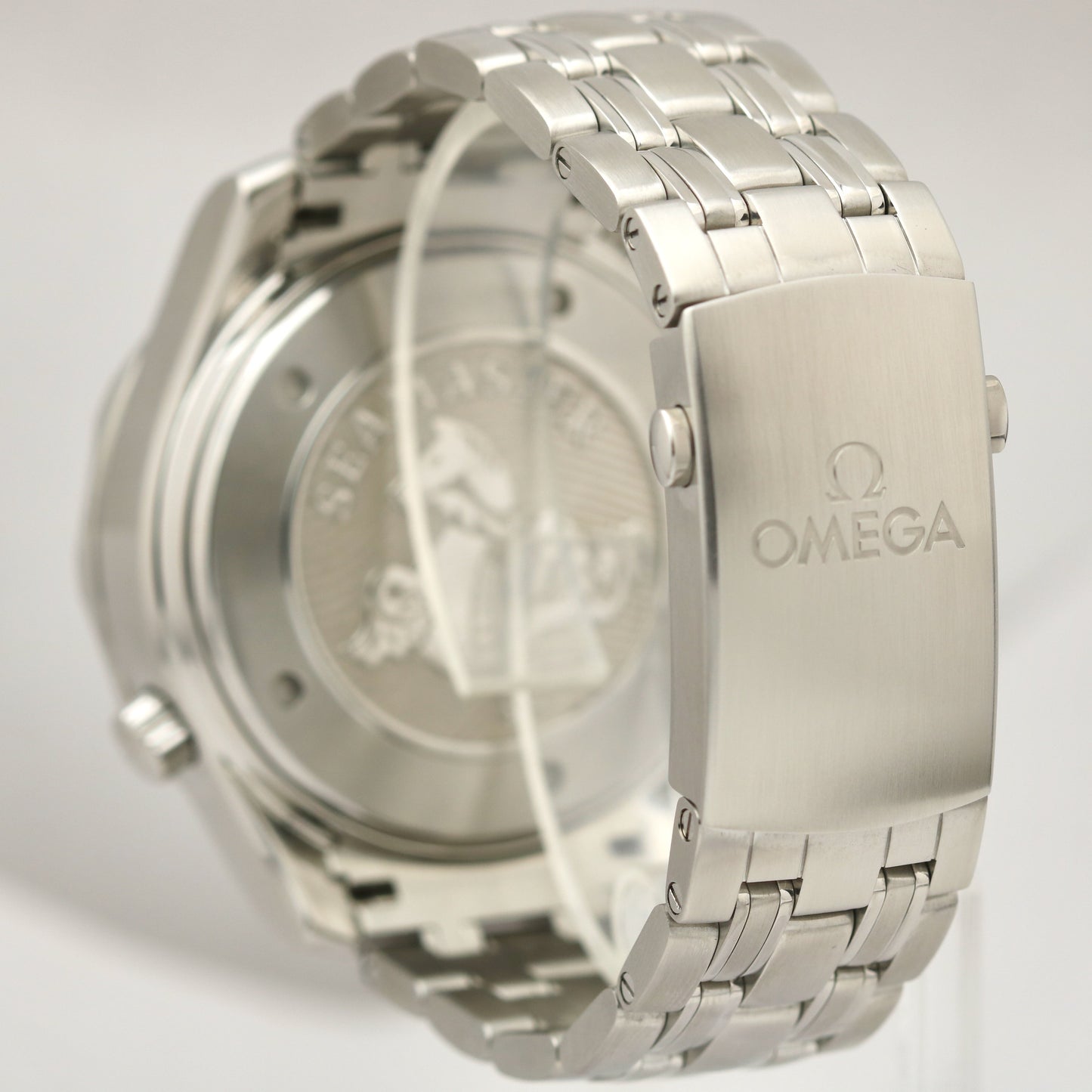 Omega Seamaster 44mm Co-Axial 300M 212.30.44.52.03.001 Steel GMT Blue Watch