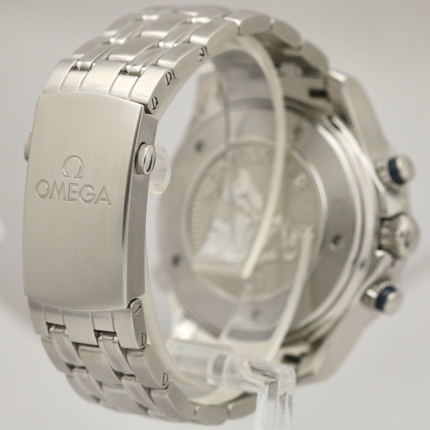 Omega Seamaster 44mm Co-Axial 300M 212.30.44.52.03.001 Steel GMT Blue Watch