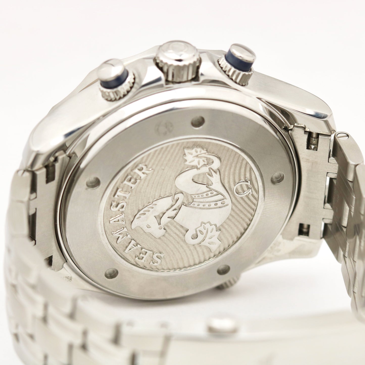 Omega Seamaster 44mm Co-Axial 300M 212.30.44.52.03.001 Steel GMT Blue Watch