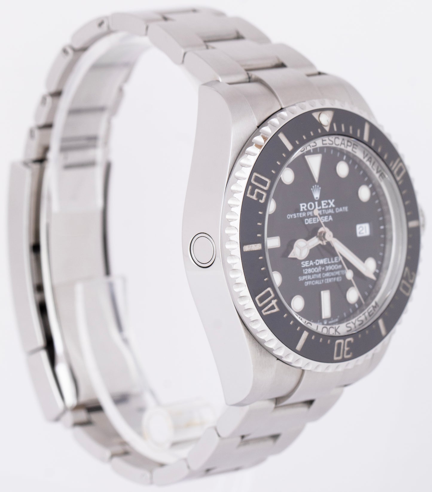 Rolex Sea-Dweller Deepsea PAPERS 126660 Black Stainless Steel 44mm Watch B+P