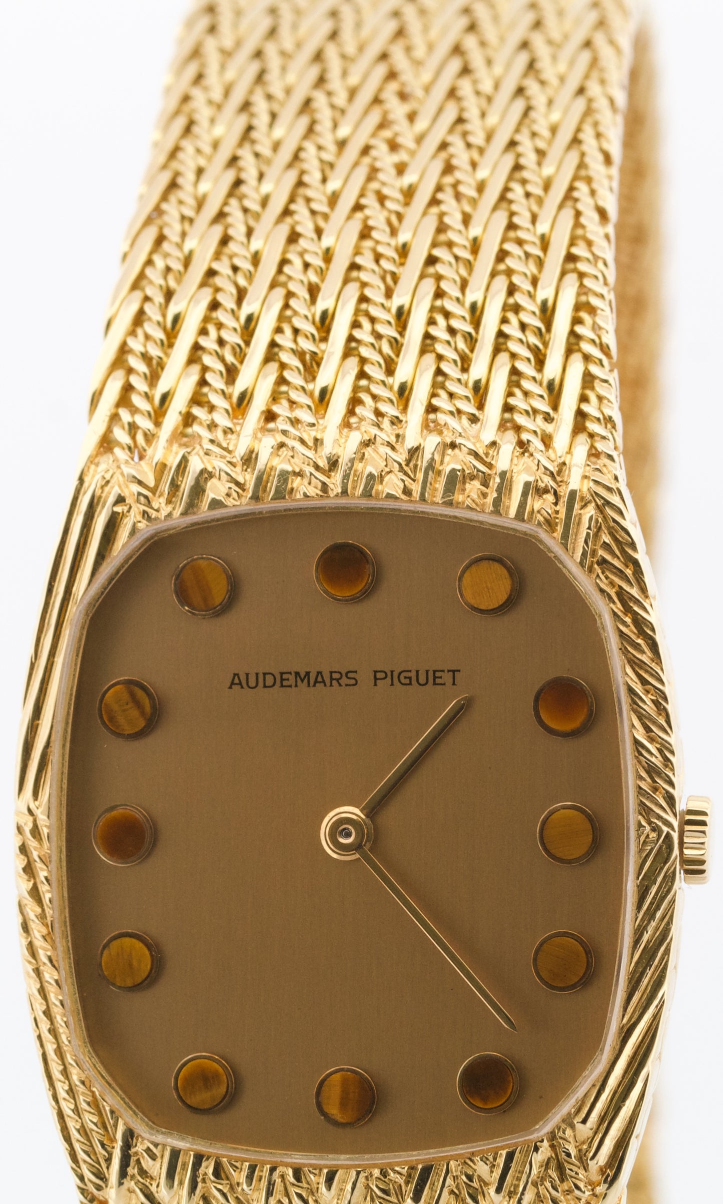 Audemars Piguet Cobra Champagne TIGER EYE DIAL 18K Yellow Gold 27mm 5398BA Watch
