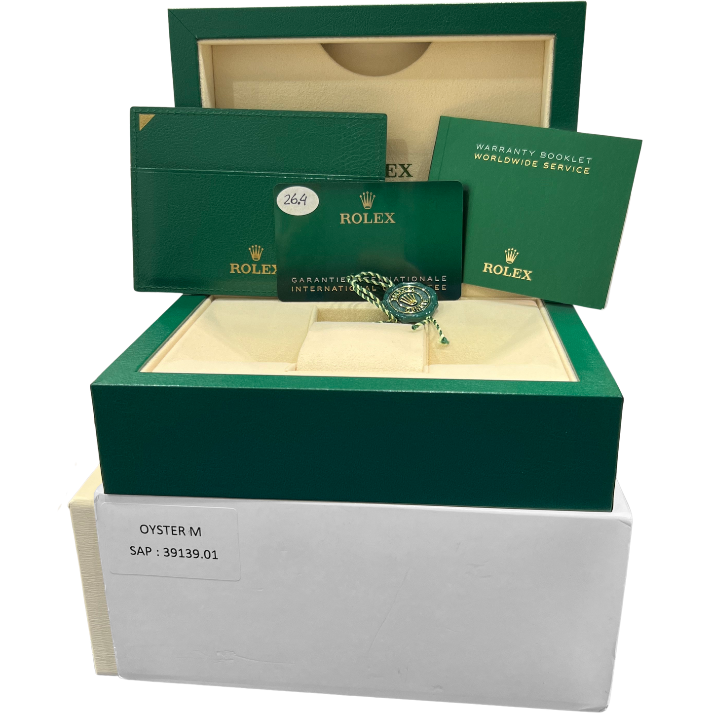 MINT PAPERS Rolex DateJust 41 RHODIUM Stainless Steel 41mm Watch 126300 BOX