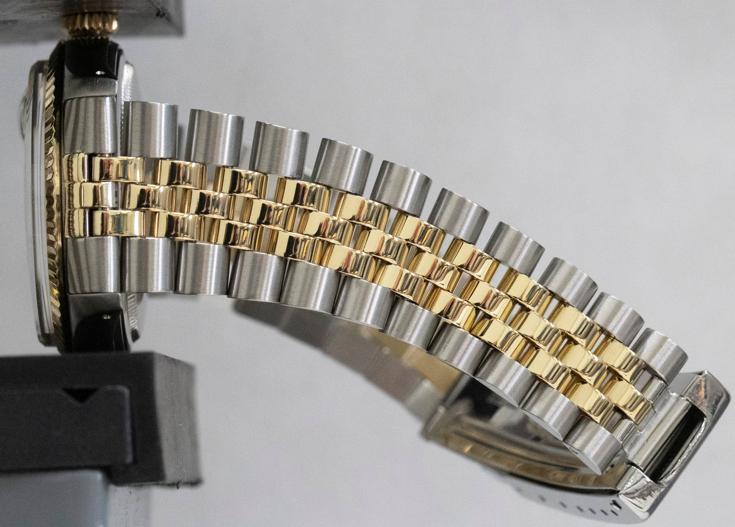 Rolex DateJust CHAMPAGNE Two-Tone 18K Yellow Gold Steel 36mm 16013 Watch