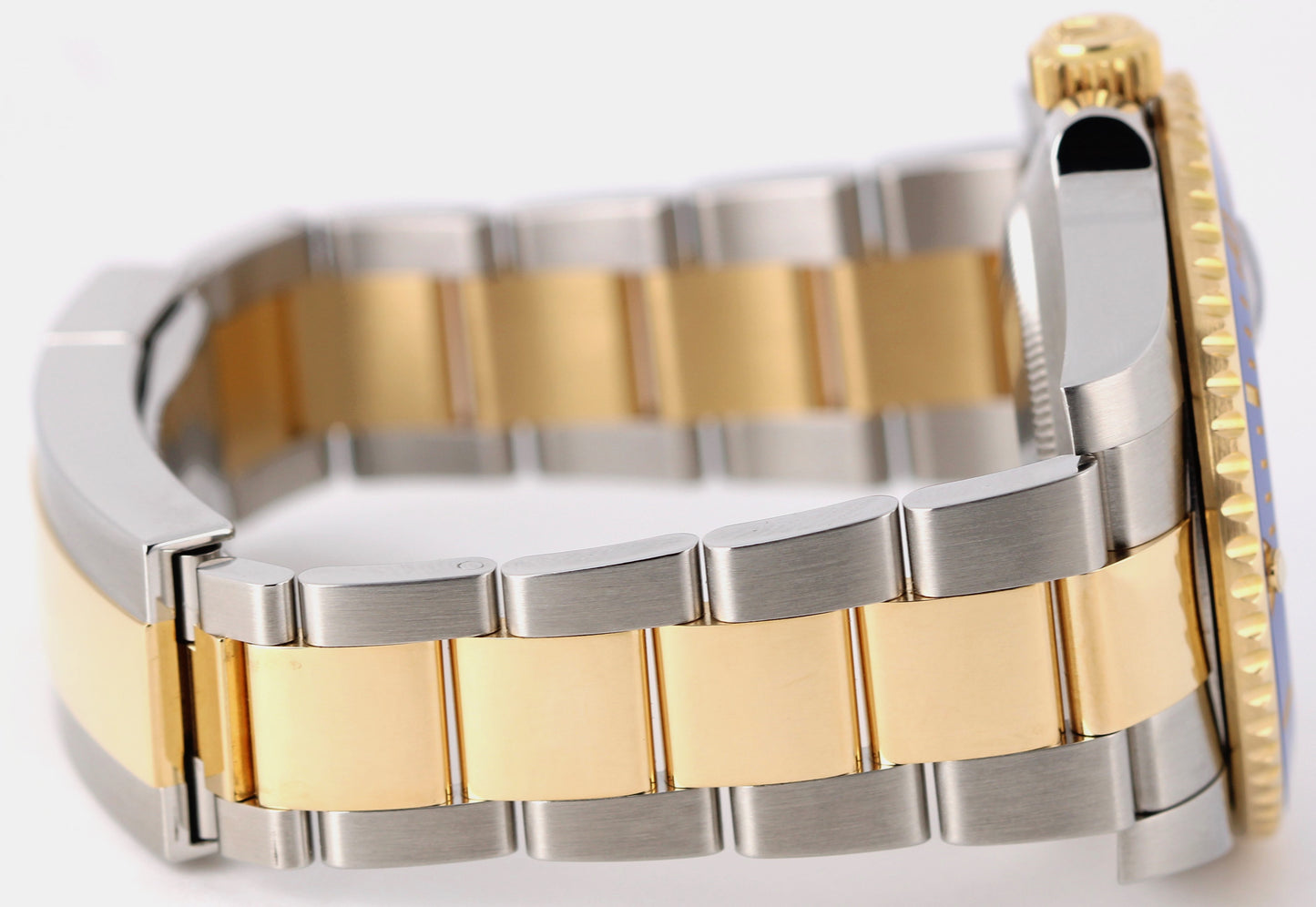 Rolex Submariner Date 18K Yellow Gold Steel BLUE 40mm 116613LB Ceramic Watch