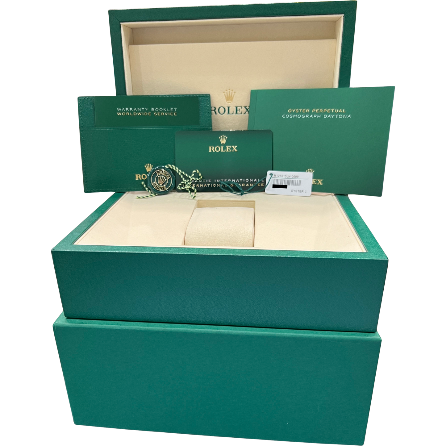 NEW 2025 PAPERS Rolex Daytona Cosmograph 18K Rose Chocolate Oysterflex 126515