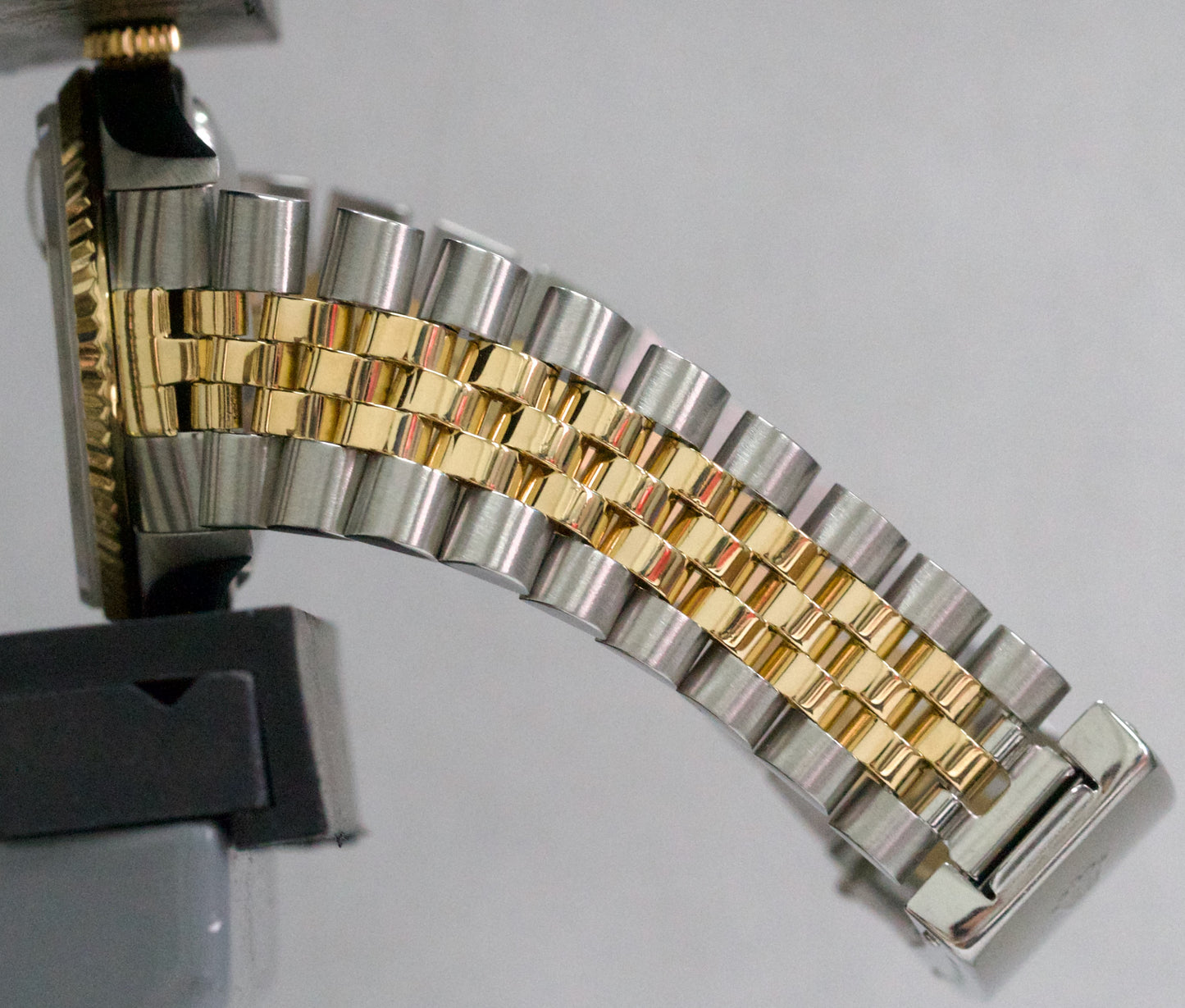 Rolex DateJust 36mm BLUE Two-Tone Steel JUBILEE 18K Yellow Gold Watch 16233