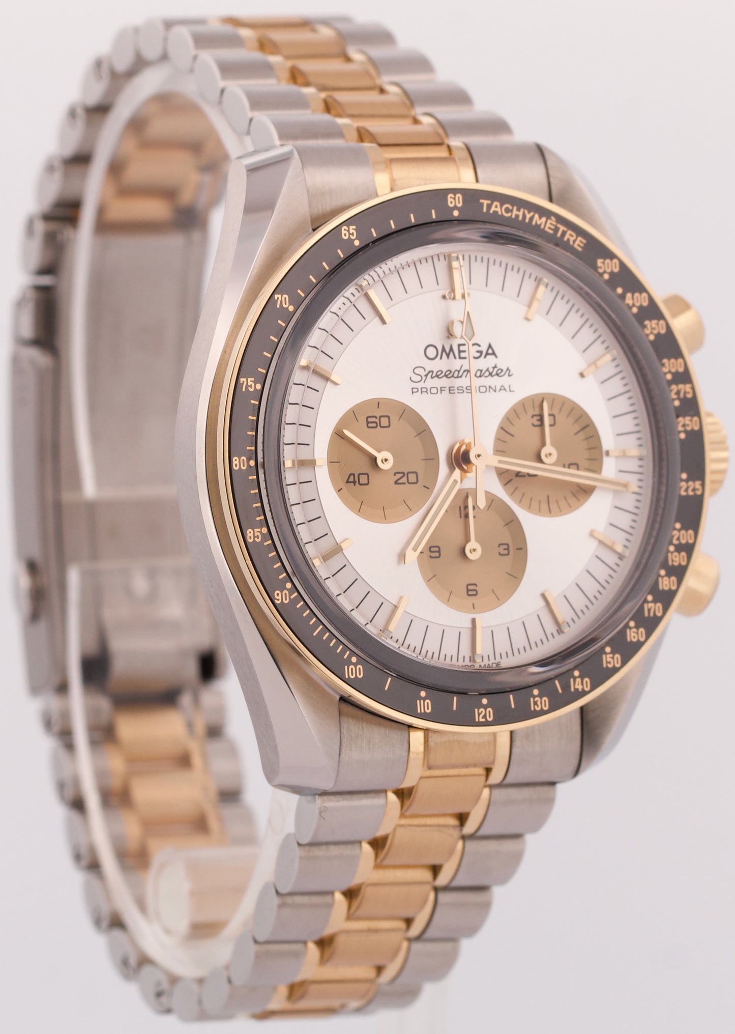 2024 PAPERS Omega Speedmaster Moonwatch SILVER 18K Steel 310.20.42.50.02.001 BOX