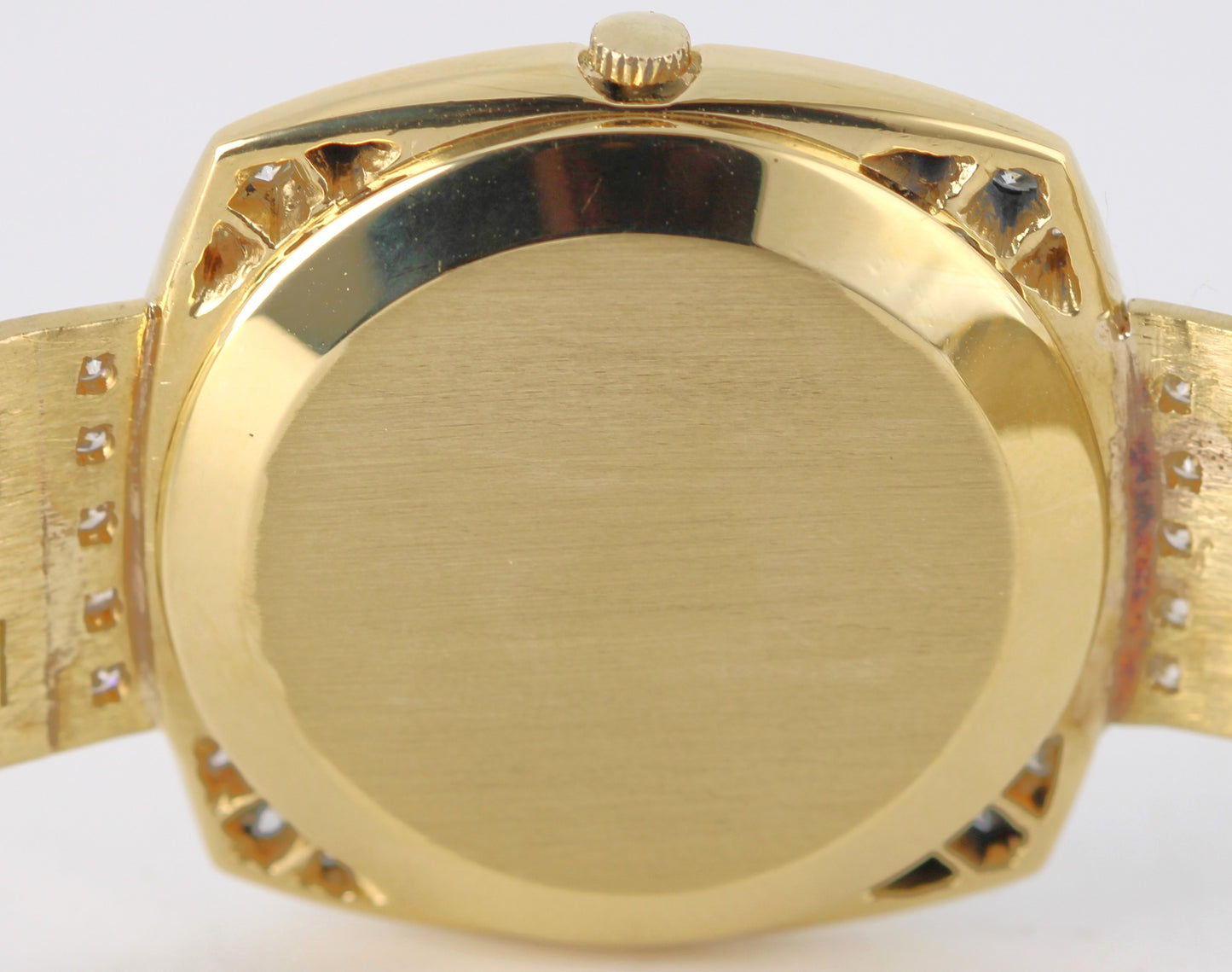 VINTAGE Patek Philippe 18k Yellow Gold Champagne DIAMOND 32mm 3525 Watch