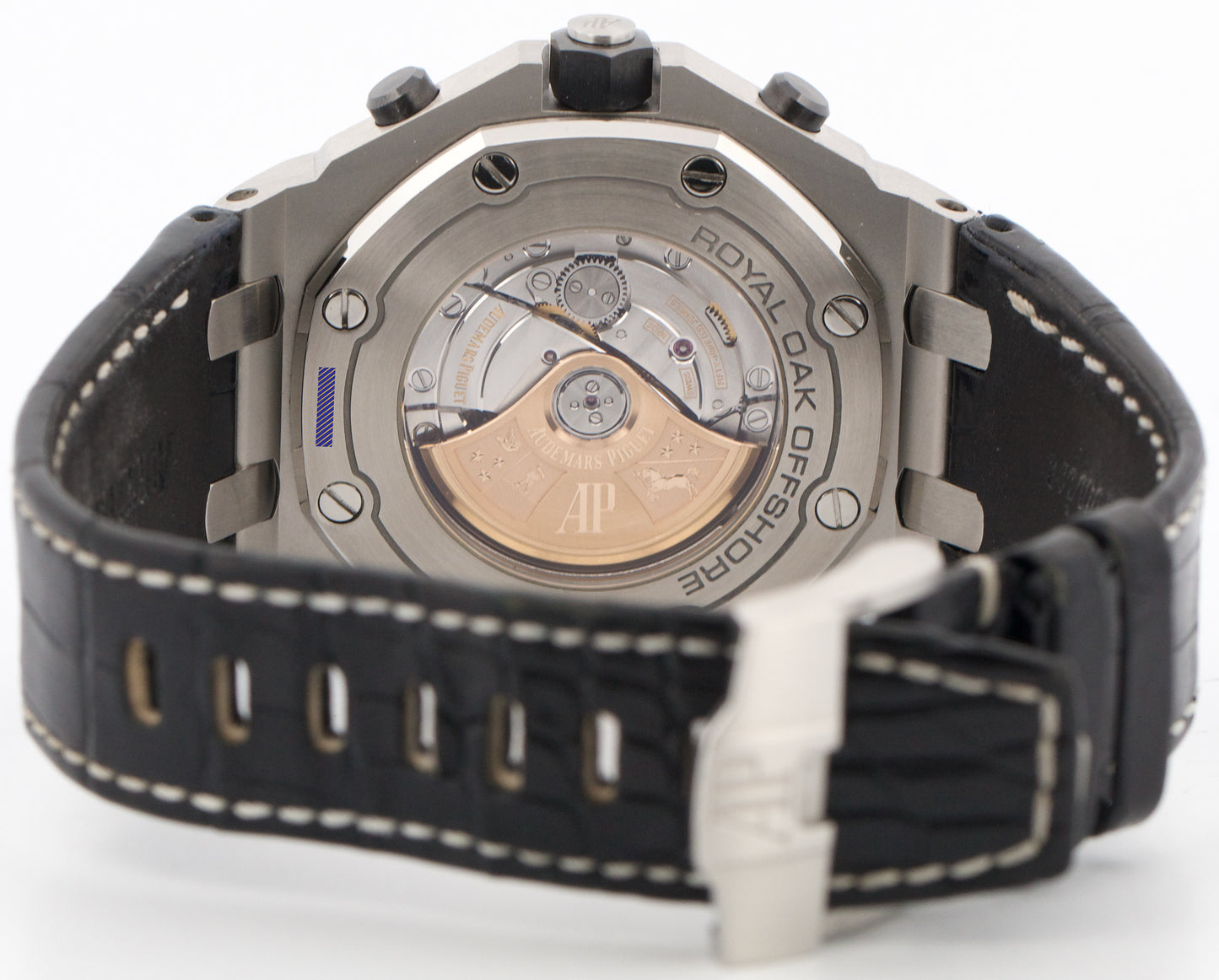 PAPERS Audemars Piguet Royal Oak Offshore BATMAN Blue 42mm 26470ST Watch BOX