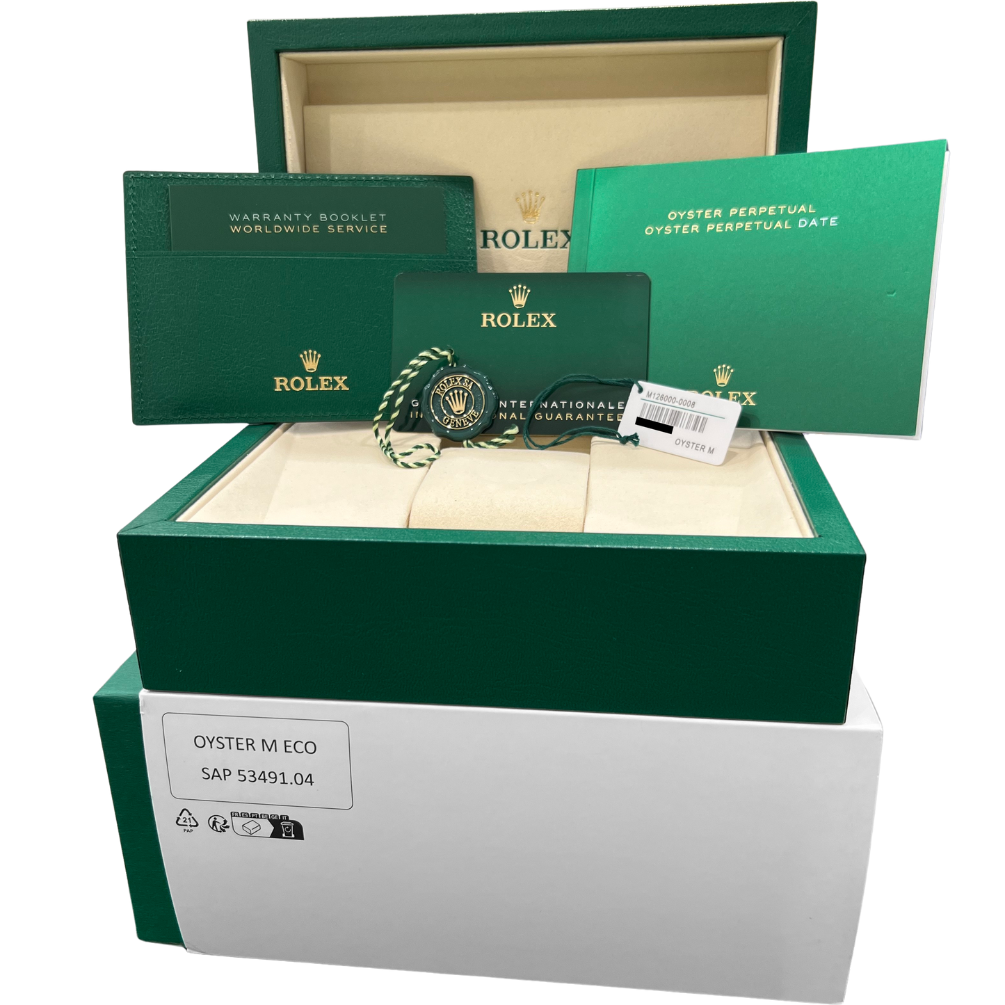 NEW 2025 PAPERS Rolex Oyster Perpetual 36 CANDY PINK 36mm Steel 126000 Watch BOX