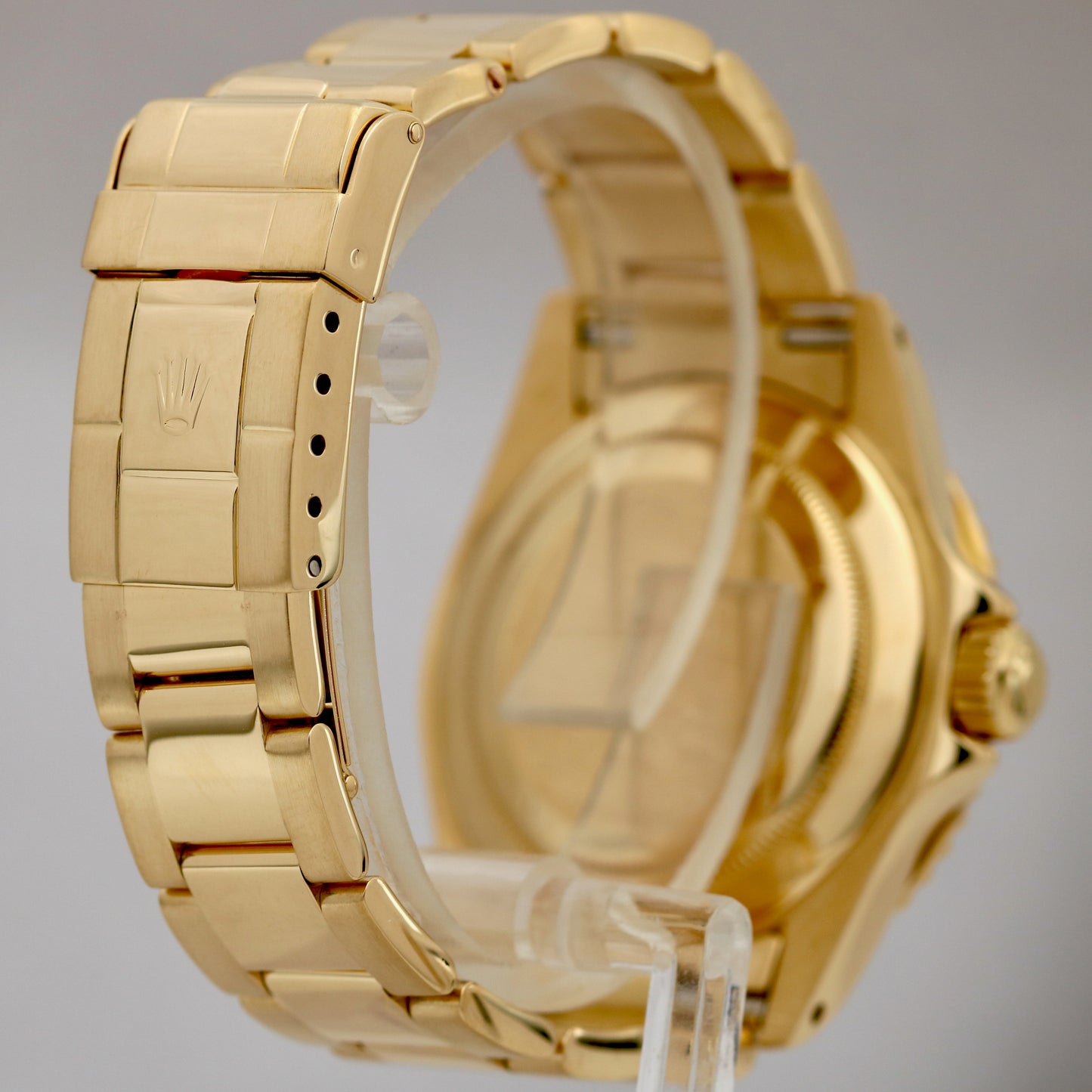 Rolex Yacht-Master 40 YM1 WHITE 18K Yellow Gold 16628 40mm Date Oyster Watch