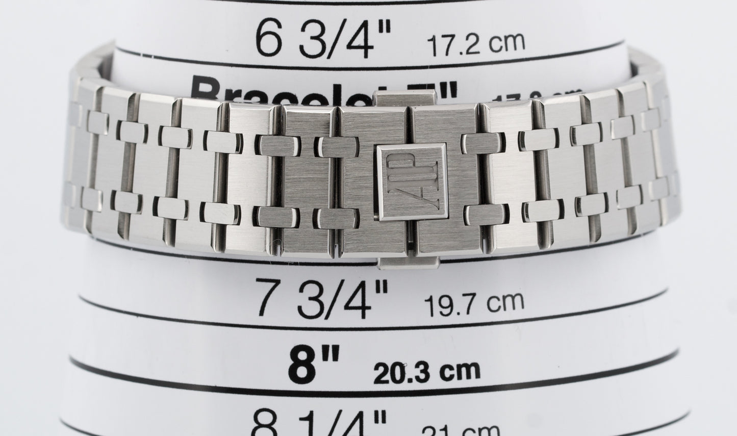 Audemars Piguet Royal Oak BLACK 41mm Stainless Watch 15400ST.OO.1220ST.01 BOX