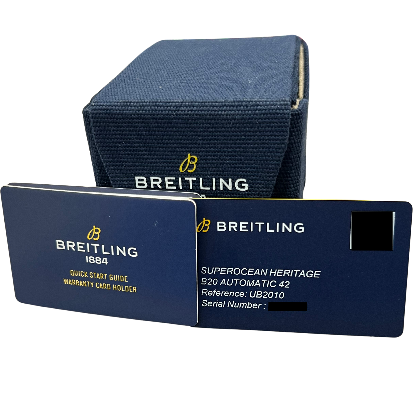 NEW PAPERS Breitling SuperOcean Heritage 18k Rose Gold 42mm UB2010 Watch BOX