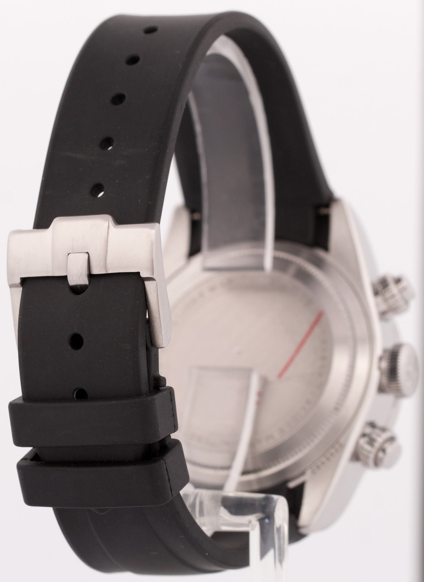 MINT Tudor Black Bay Chrono 41mm PANDA White Stainless Steel Rubber Watch 79360