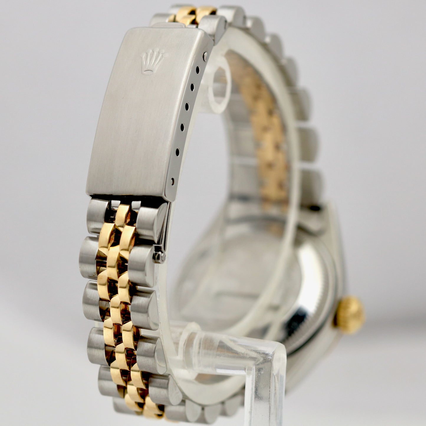 PAPERS Rolex DateJust 26mm BUCKLEY Jubilee Two-Tone 18K Gold Fluted 6917 B+P