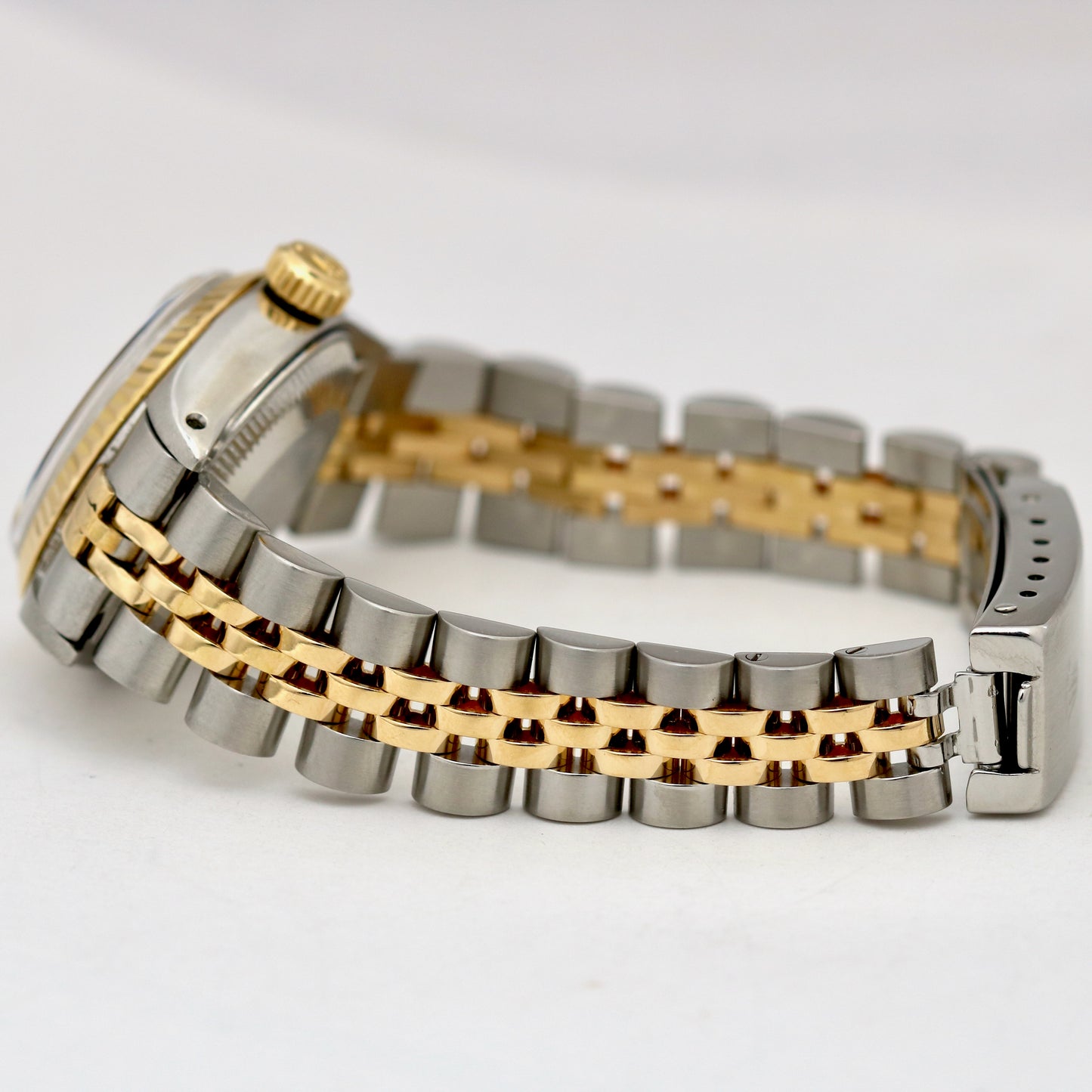 PAPERS Rolex DateJust 26mm BUCKLEY Jubilee Two-Tone 18K Gold Fluted 6917 B+P