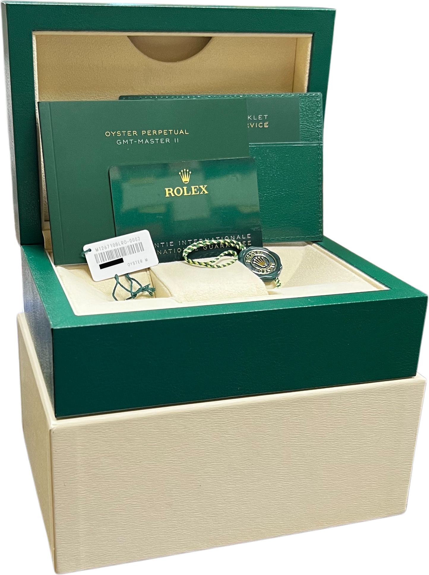 NEW STICKERED Rolex GMT-Master II Ceramic PEPSI OYSTER 40mm 126710 BLRO B+P