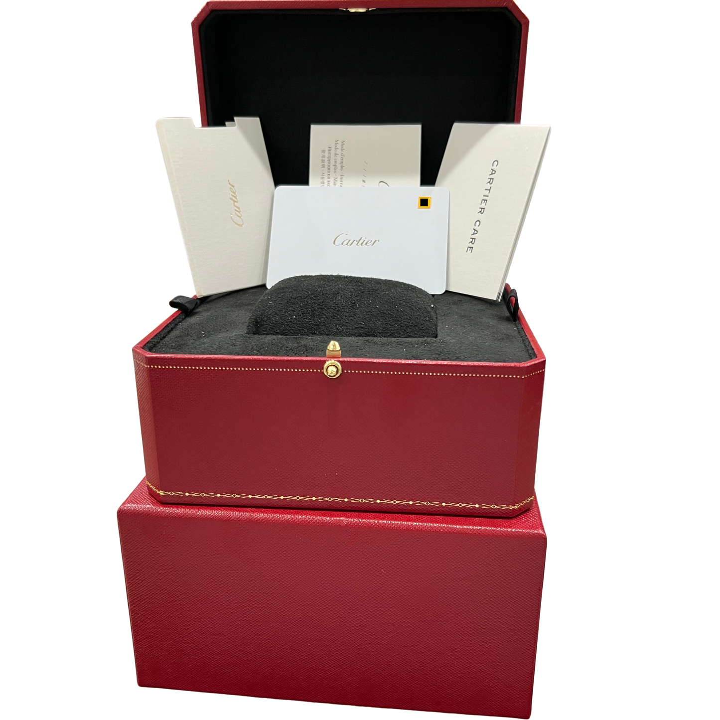 PAPERS Cartier Ronde Must 40mm Stainless Steel Date Watch 4440 / WSRN0035 BOX