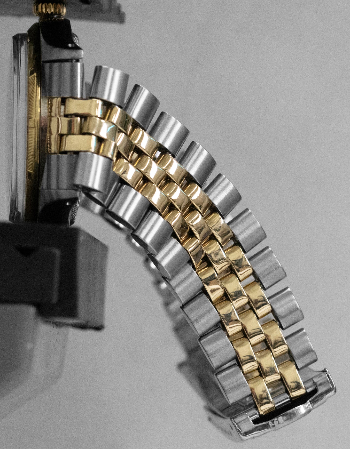 Rolex Oyster Perpetual SILVER Two-Tone Yellow Gold Jubilee 34mm 1003 Watch