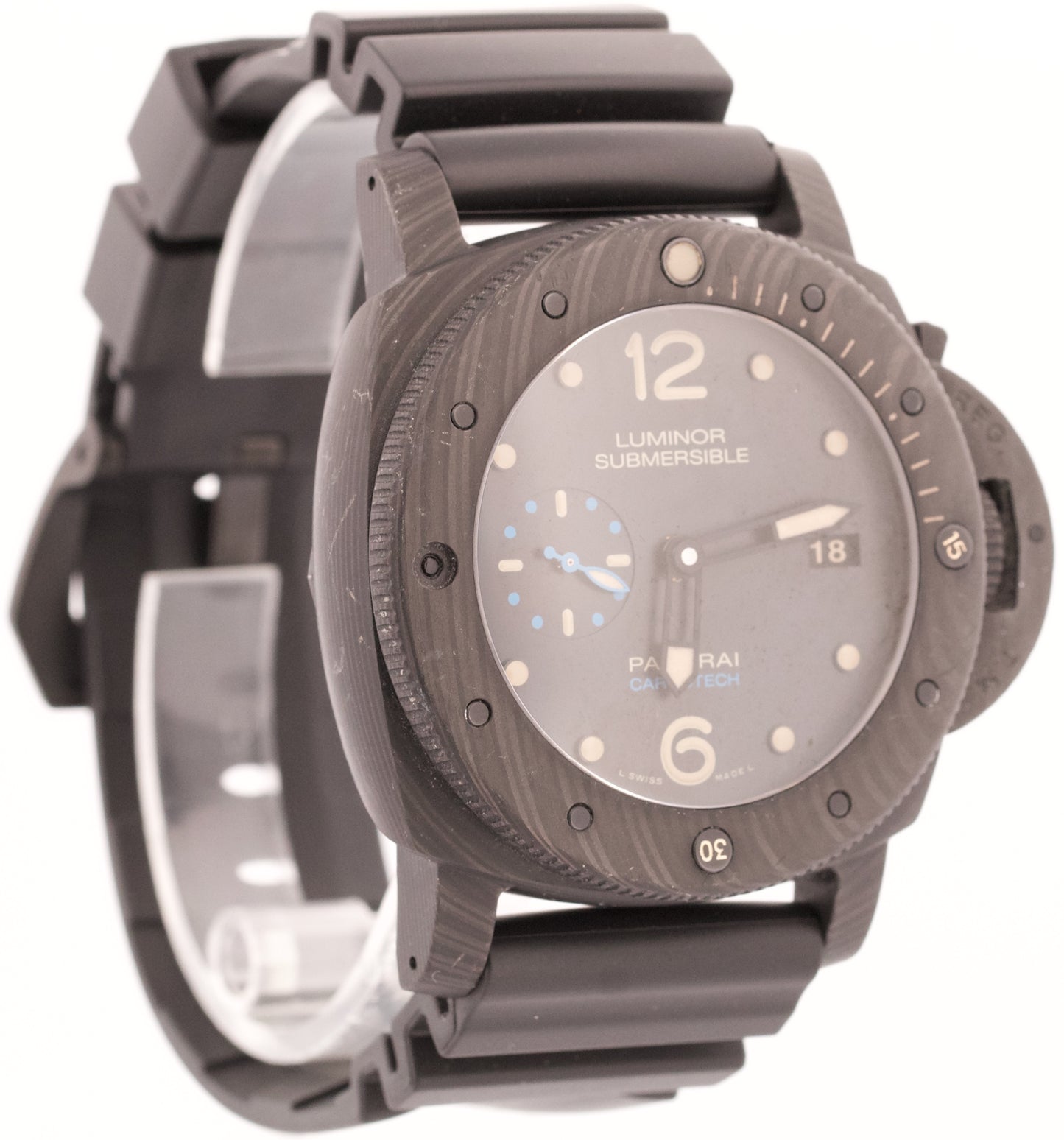 PAPERS Panerai Submersible 1950 3-Days PAM616 Carbotech 47mm Black PAM00616 BOX