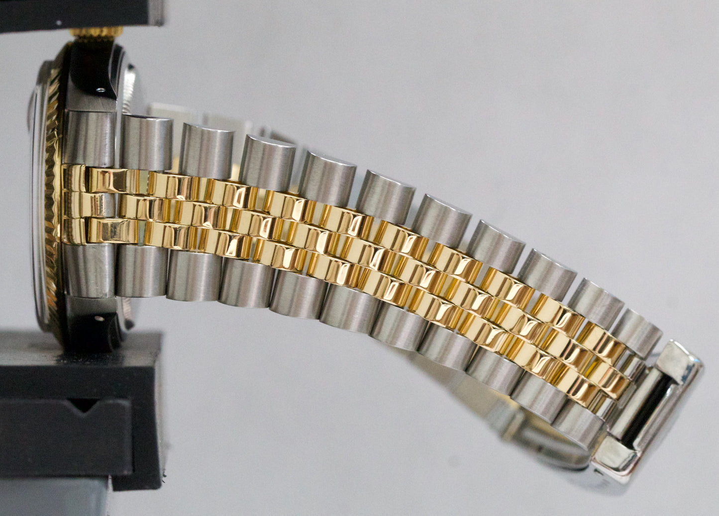 Rolex DateJust 36mm SILVER 18K Gold Two-Tone Stainless Steel JUBILEE 16013 BOX