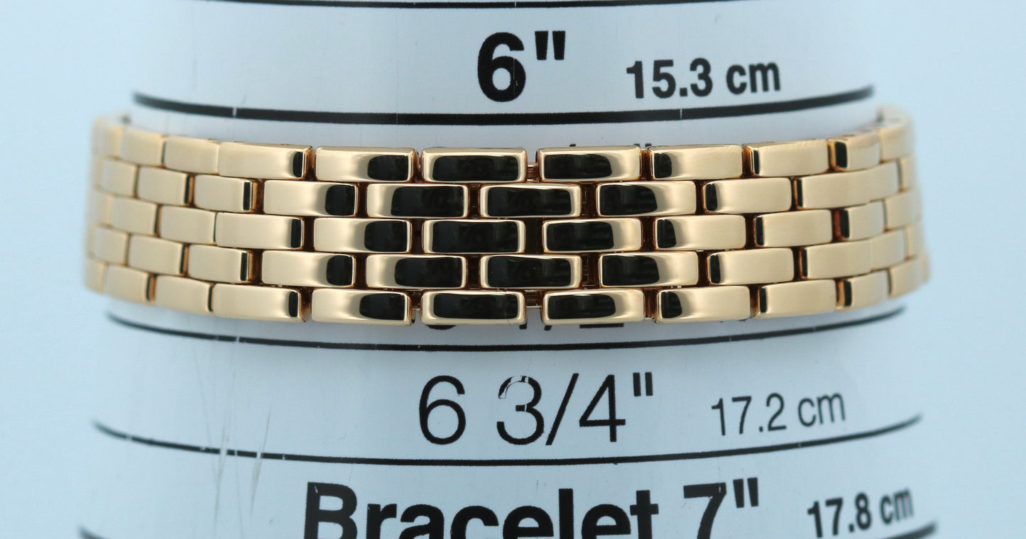 PAPERS Ladies Cartier Panthere 22mm IVORY 18K Yellow Gold Quartz 8057917 BOX