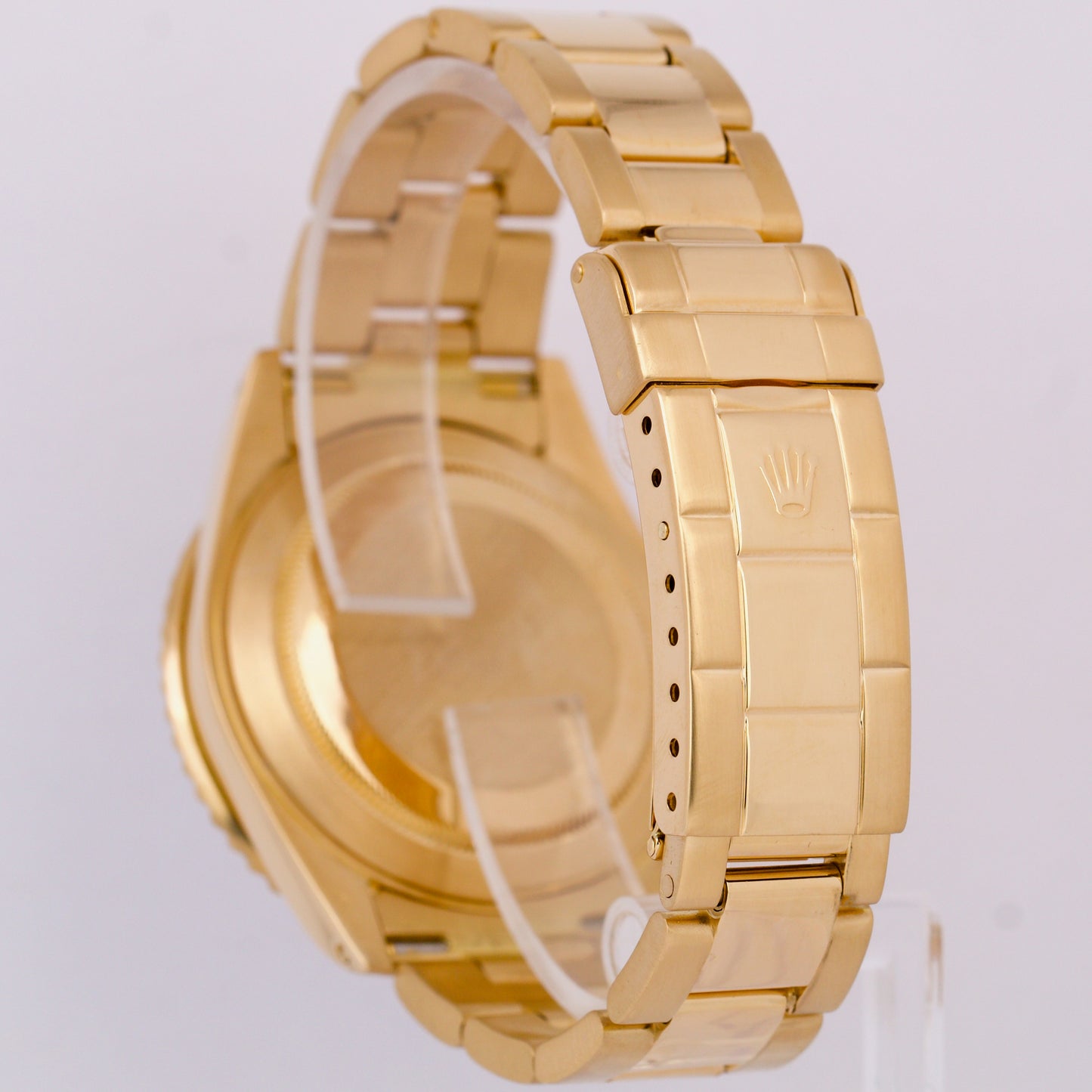 Rolex Submariner Date 18K Yellow Gold BLUE 40mm Automatic Oyster Watch 16618 LB