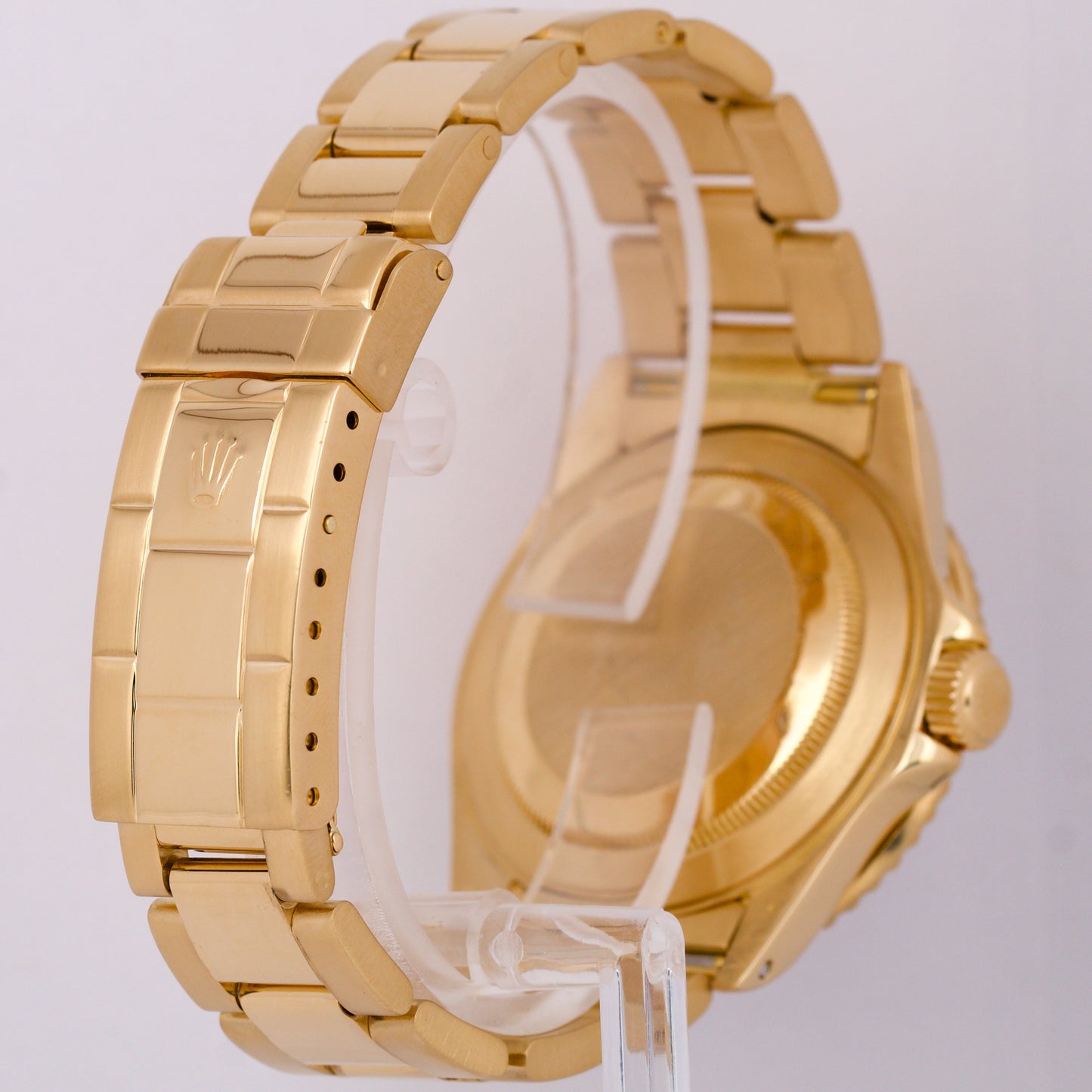 Rolex Submariner Date 18K Yellow Gold BLUE 40mm Automatic Oyster Watch 16618 LB