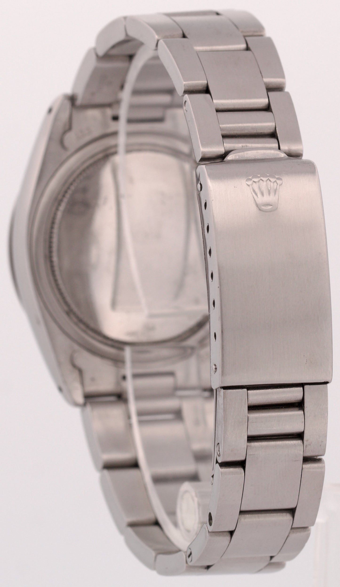 VINTAGE Rolex Oysterdate Precision BLUE Stainless Steel Oyster 34mm Watch 6694