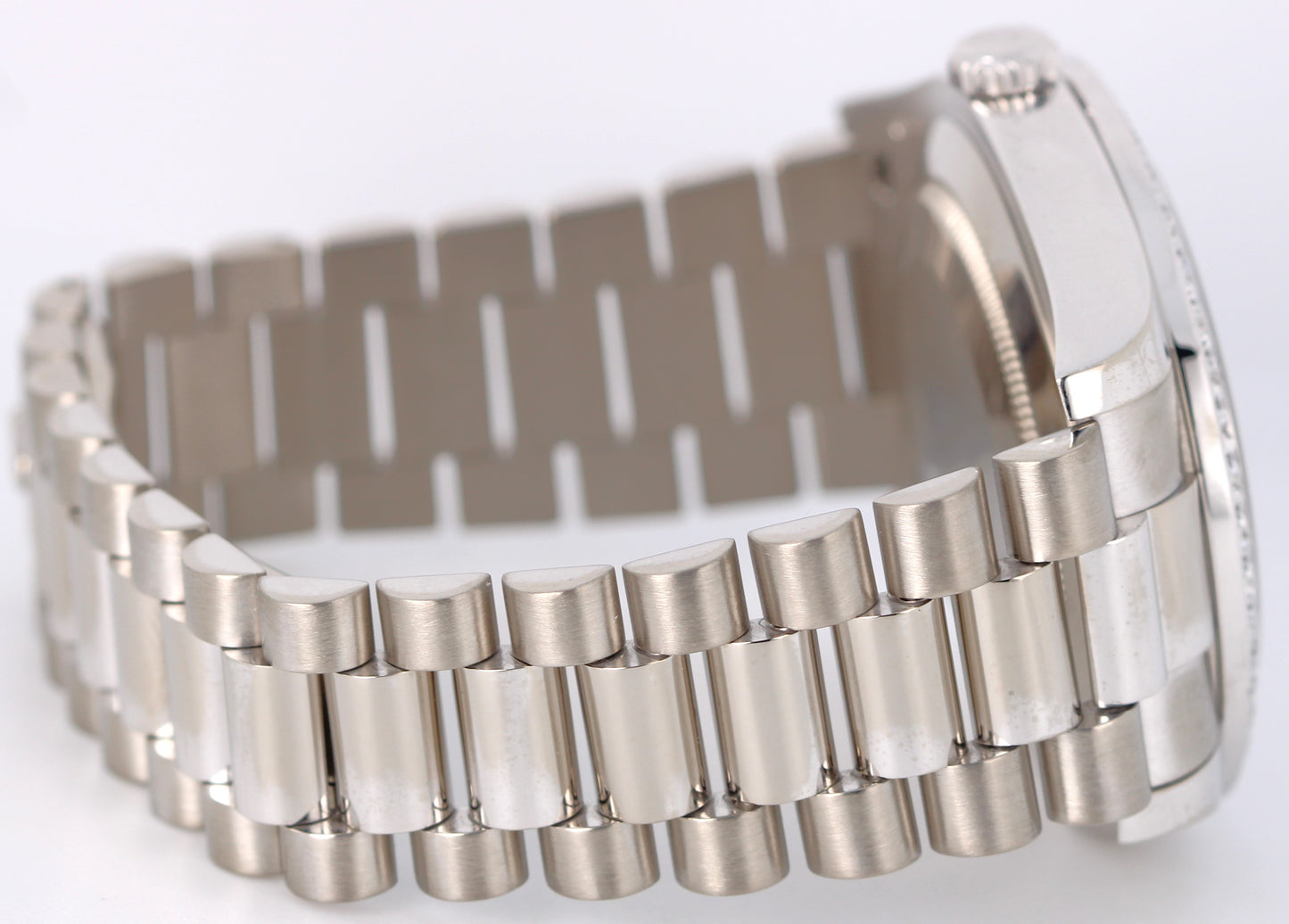 Rolex Day-Date II President 18k Gold FACTORY DIAMOND SAPPHIRE 41mm 218349 Watch