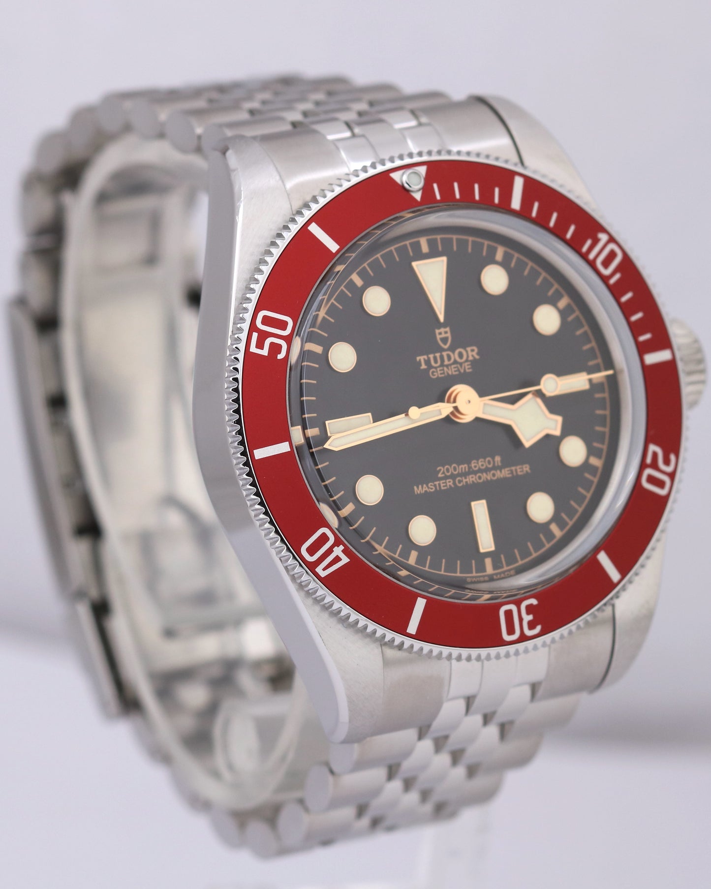 2023 PAPERS Tudor Black Bay Stainless Steel Red Black 41mm 7941A1A0RU Watch BOX